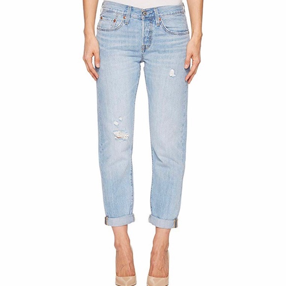 Levi's Denim - Levi’s 501 CT- Tapered Distressed Denim Jeans